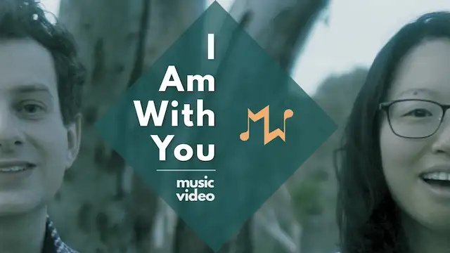 Youtube thumbnail for for a music video titled 'I am with you'